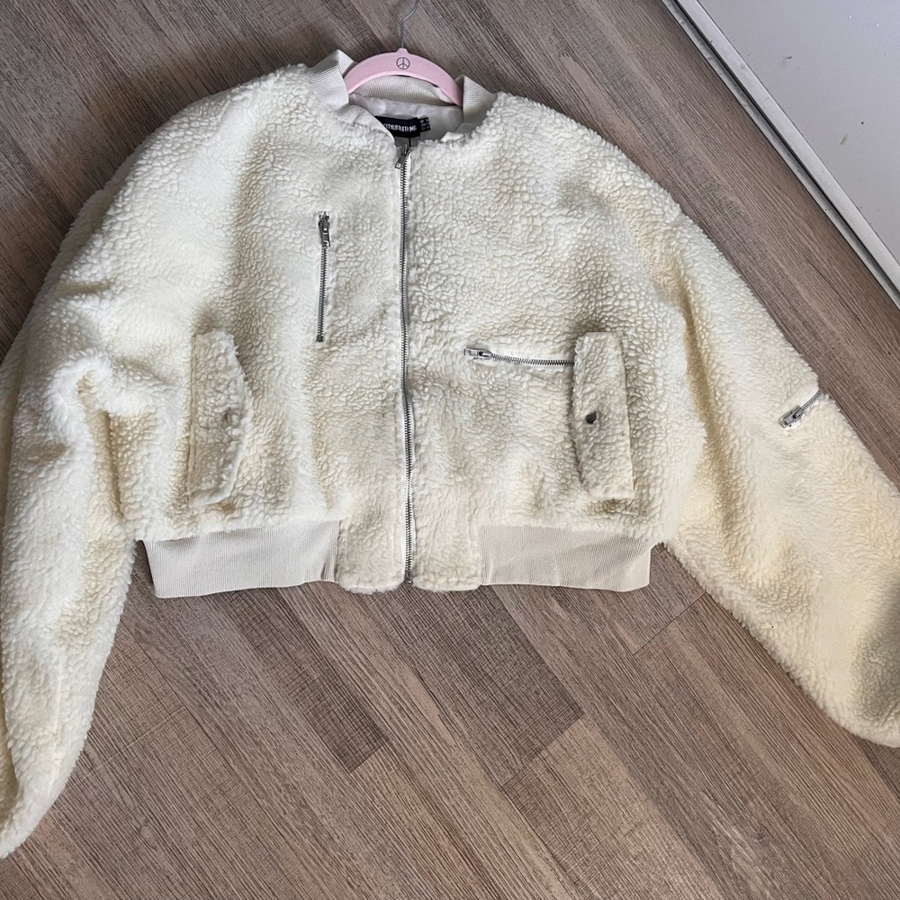 Crop bomber Jacket